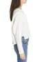 Free People Josie Waffle-Knit Top Ivory L -