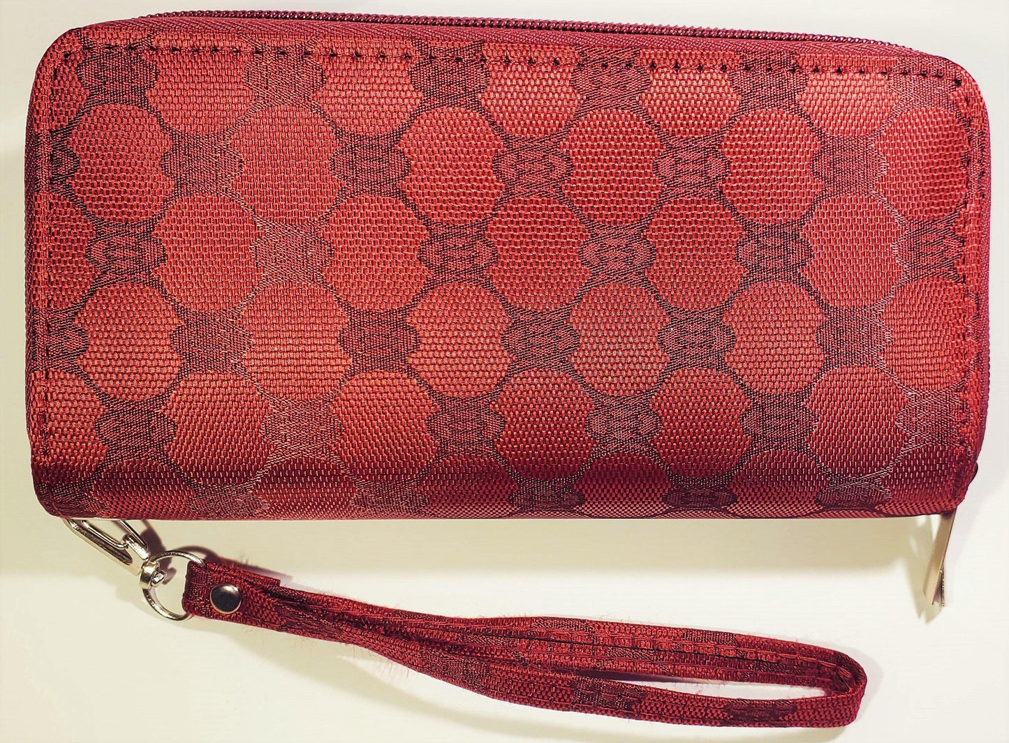 Women Wallet Phone Card holder Clutch Purse Holder Double Zip Wrist Band Handbag - TopLine Fashion Lounge