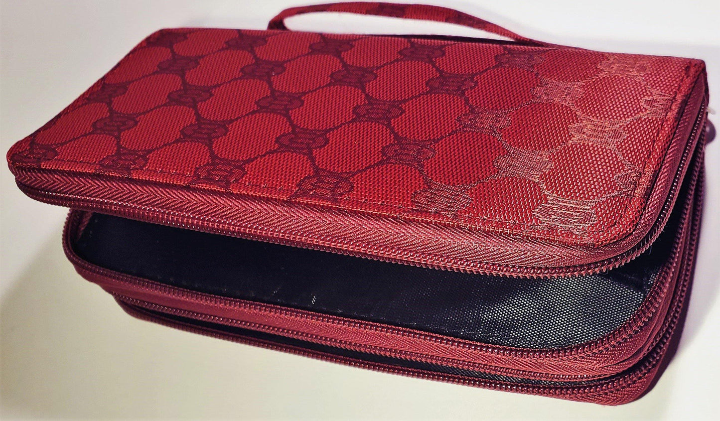 Women Wallet Phone Card holder Clutch Purse Holder Double Zip Wrist Band Handbag - TopLine Fashion Lounge
