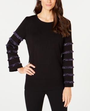 Alfani Tiered Fringe Pullover - TopLine Fashion Lounge