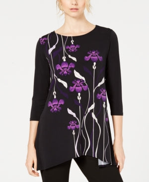 Alfani Printed High-Low Tunic