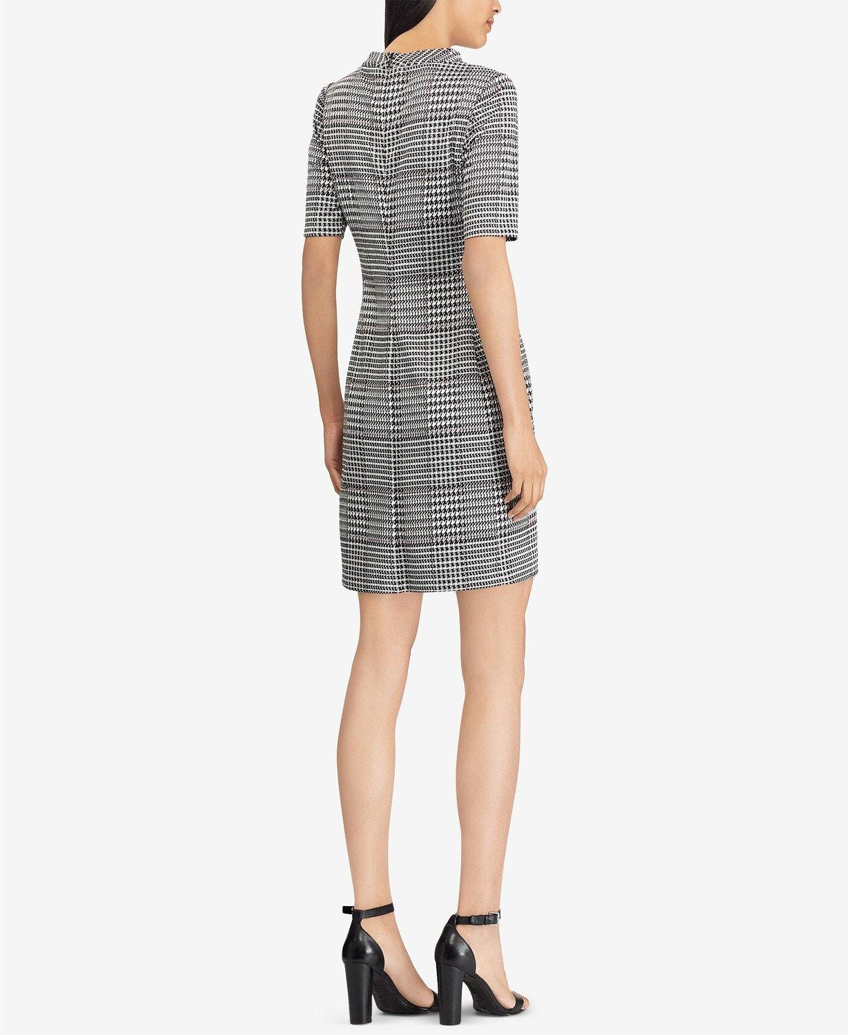 American Living Womens Sheath Houndstooth Jacquard Dress 14 - TopLine Fashion Lounge
