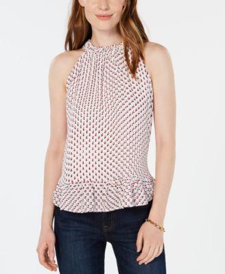 S/L STAR HIGH NK TOP - TopLine Fashion Lounge