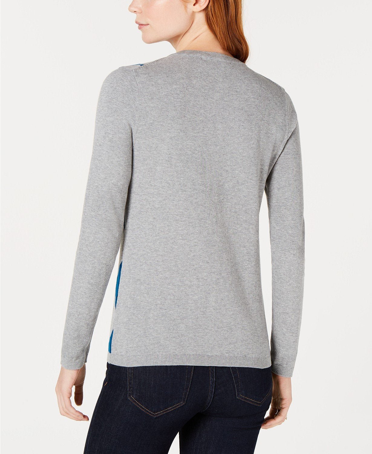 Tommy Hilfiger Cotton Argyle-Front Sweater XS - TopLine Fashion Lounge