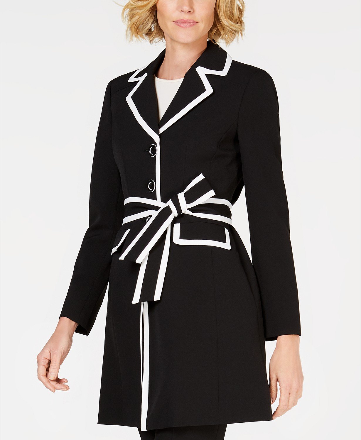 Le Suit Contrast-Trim Jacket