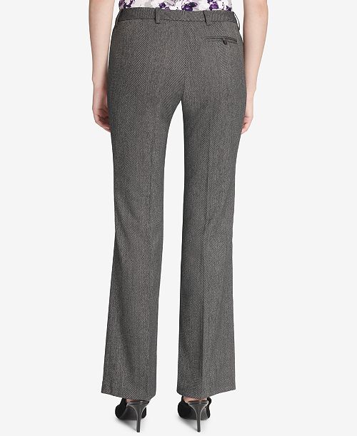 Calvin Klein Petite Herringbone Pants