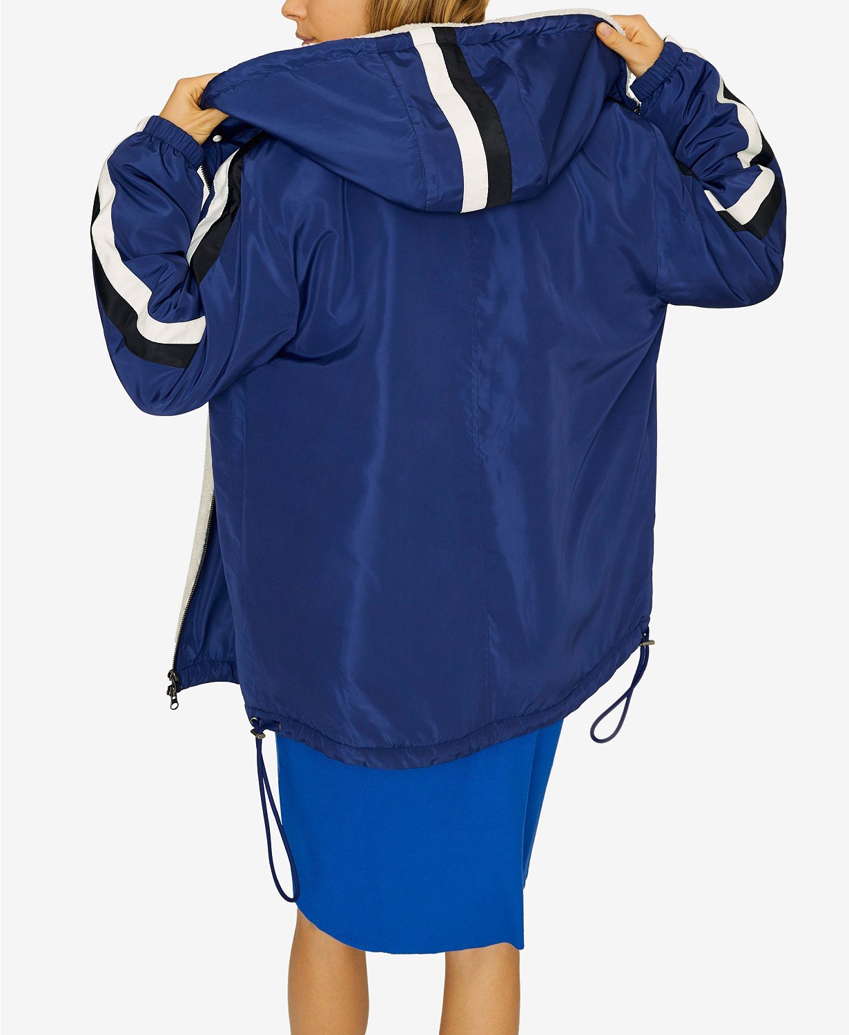 Sanctuary Womens Sport Winter Hooded Parka Coat
