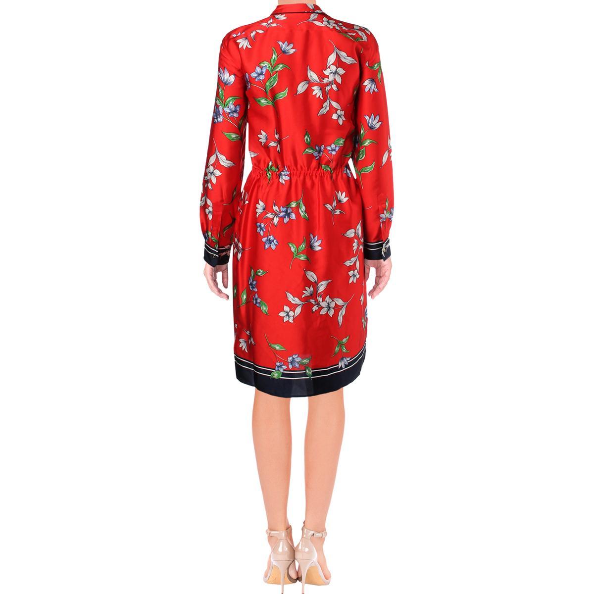 Lauren Ralph Lauren Women's Paza Floral Print Long Sleeves Shirtdress