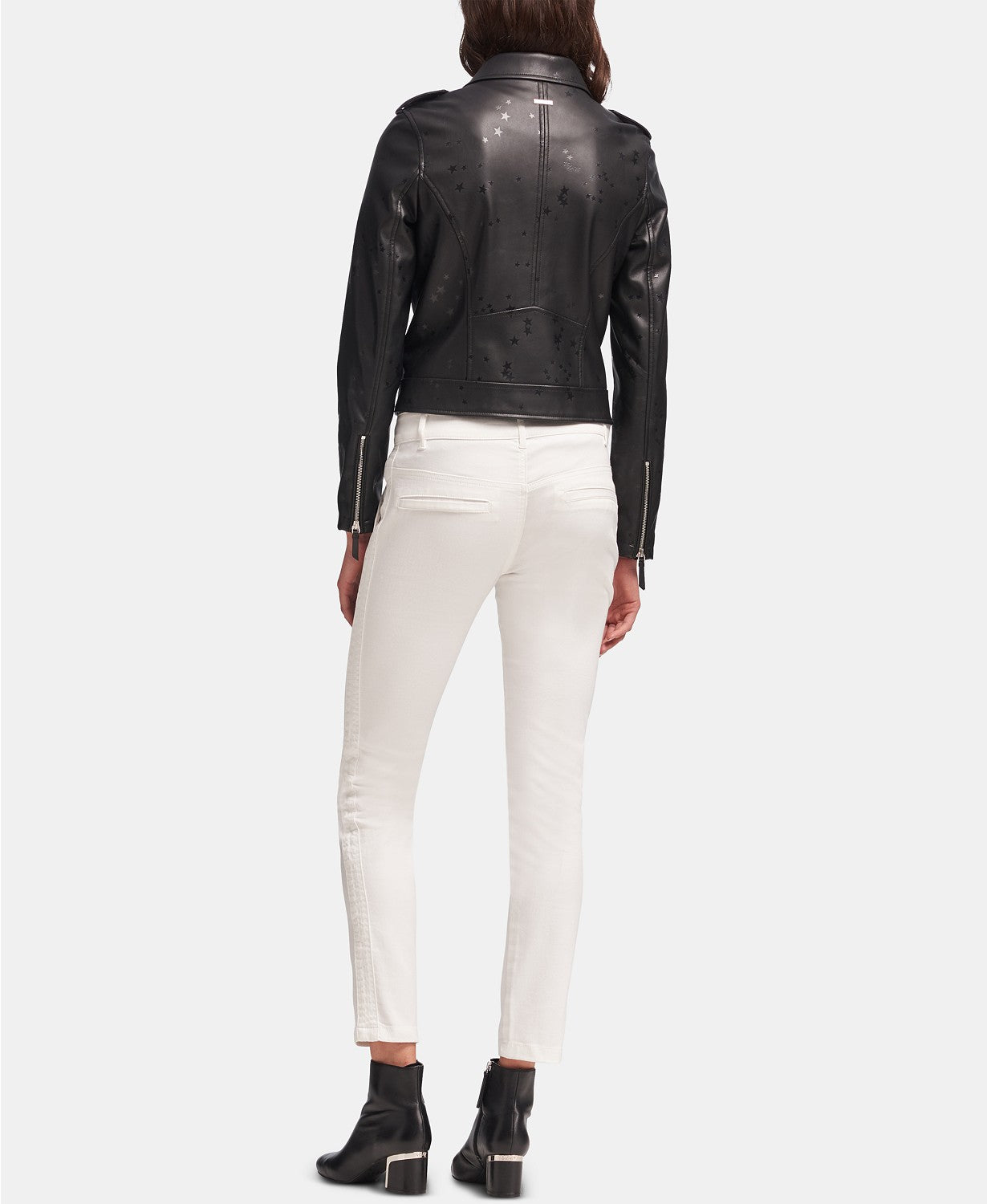 DKNY Faux-Leather Moto Jacket