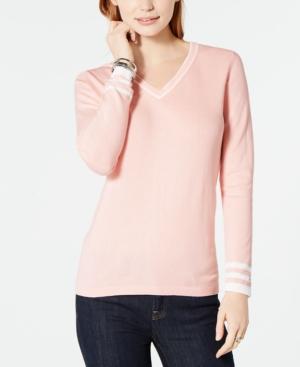 Tommy Hilfiger Cotton V-Neck Sweater - TopLine Fashion Lounge