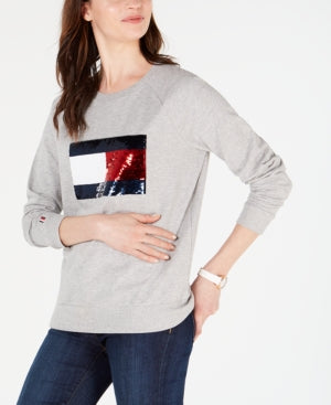 Tommy Hilfiger Sequin Logo Sweatshirt