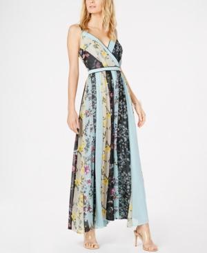 I.n.c. V-Neck Patchwork Maxi Dress - TopLine Fashion Lounge