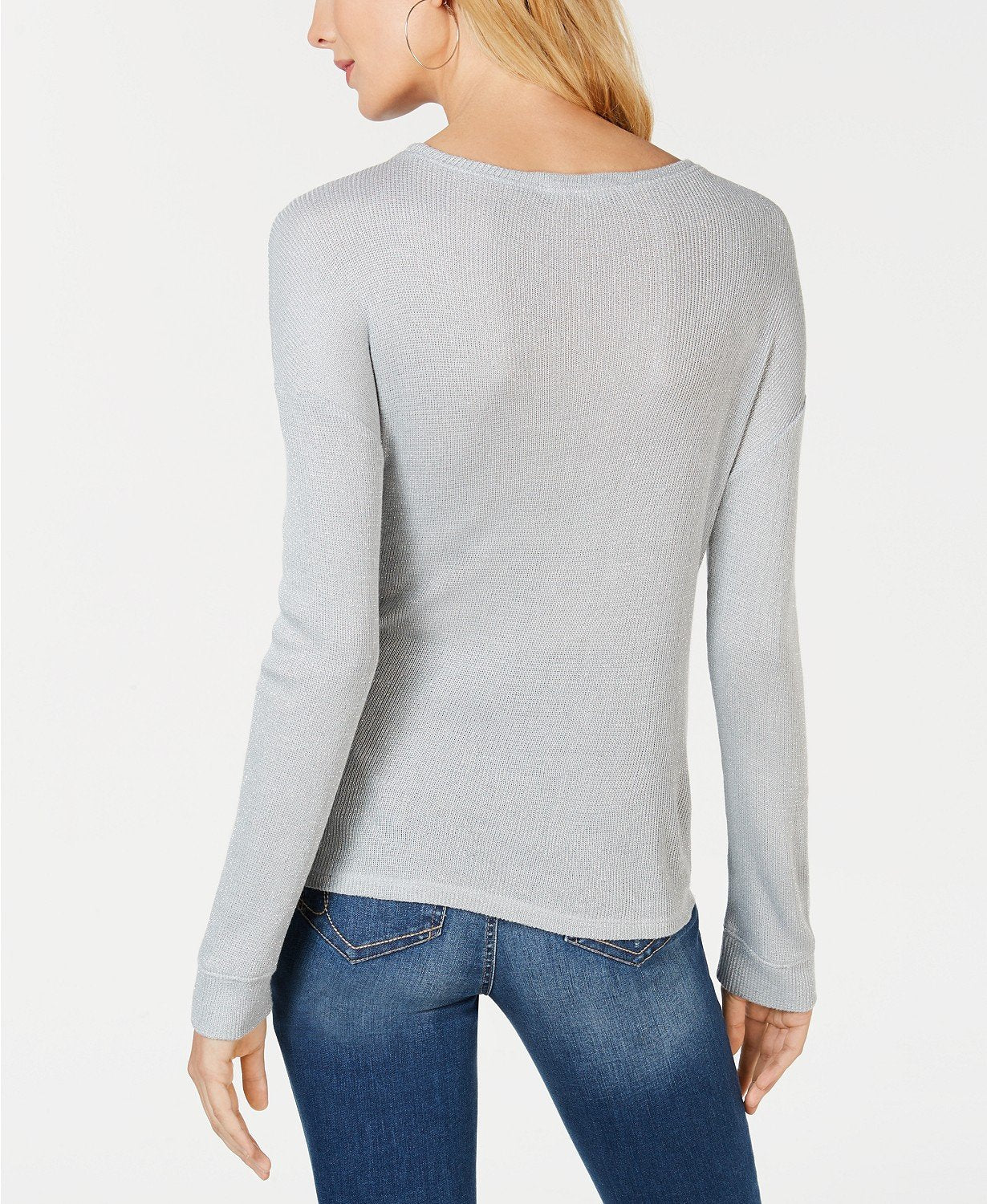 I.n.c. Long-Sleeve Twist Front Top - TopLine Fashion Lounge