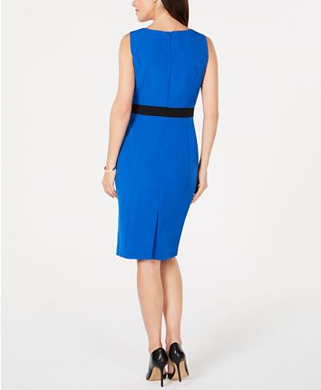 Kasper Colorblocked Sheath Dress