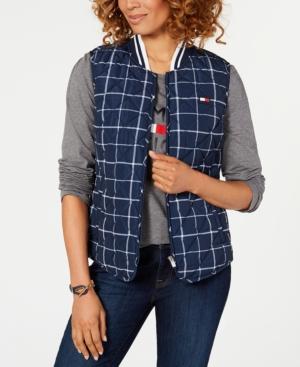 Tommy Hilfiger Women 's Sport Logo Quilted Vest - TopLine Fashion Lounge