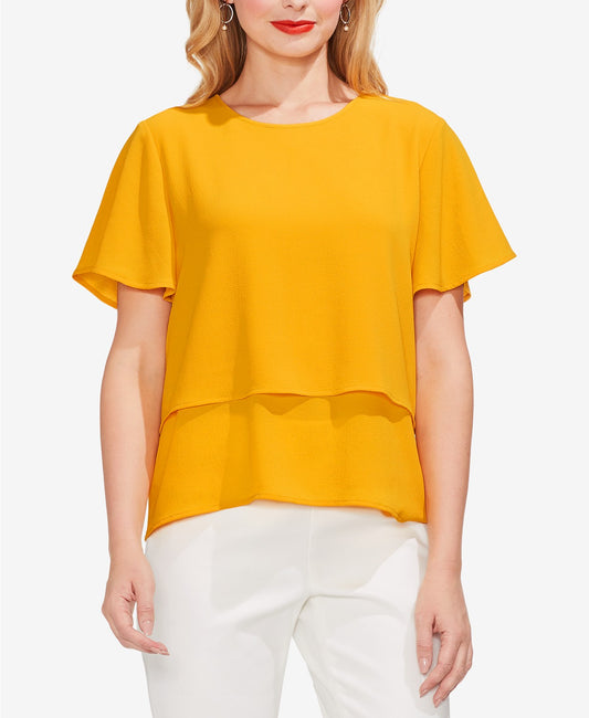 Vince Camuto Tiered-Hem Top