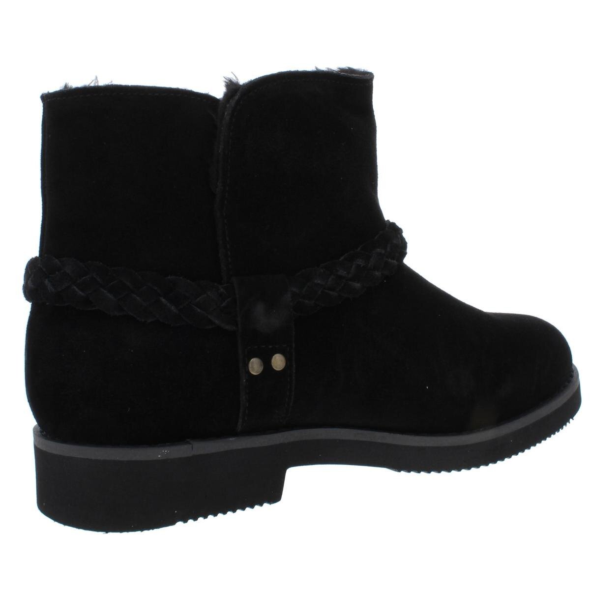 Style & Co. Women's Kaii Suede Faux Fur Lined Booties - TopLine Fashion Lounge