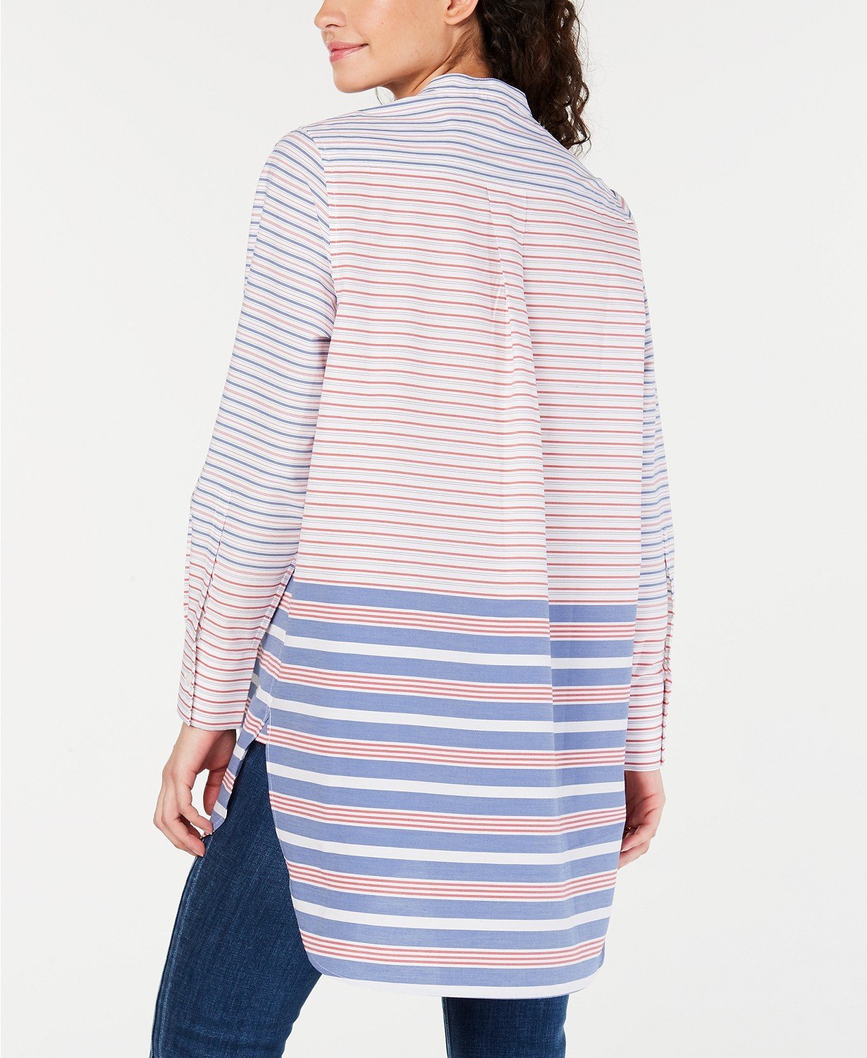 Tommy Hilfiger Striped Tunic Shirt - TopLine Fashion Lounge