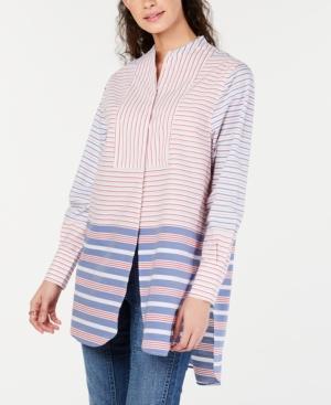 Tommy Hilfiger Striped Tunic Shirt - TopLine Fashion Lounge