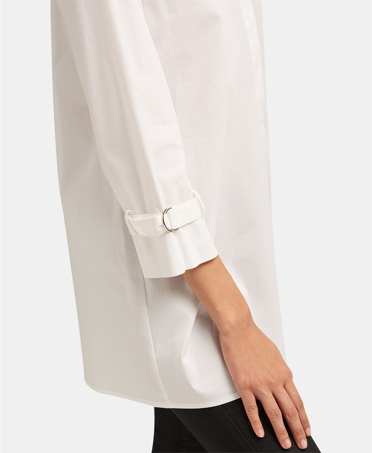DKNY Strapping-Hardware-Sleeve Top