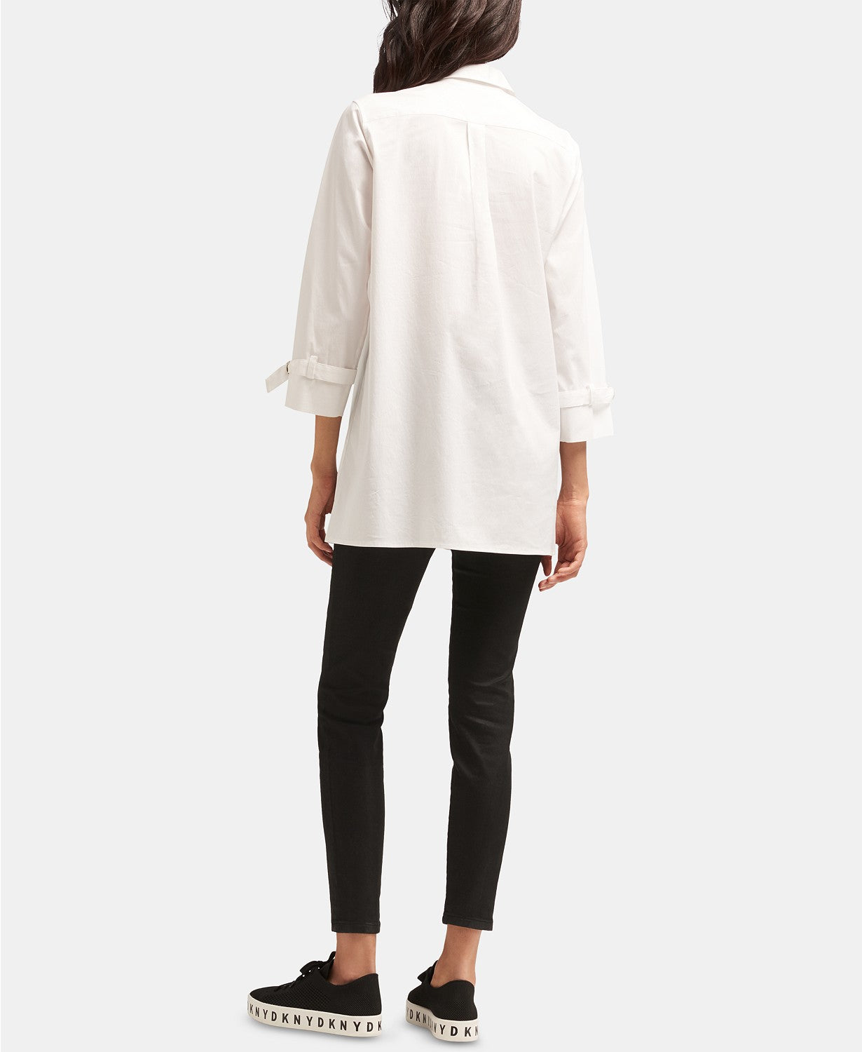 DKNY Strapping-Hardware-Sleeve Top