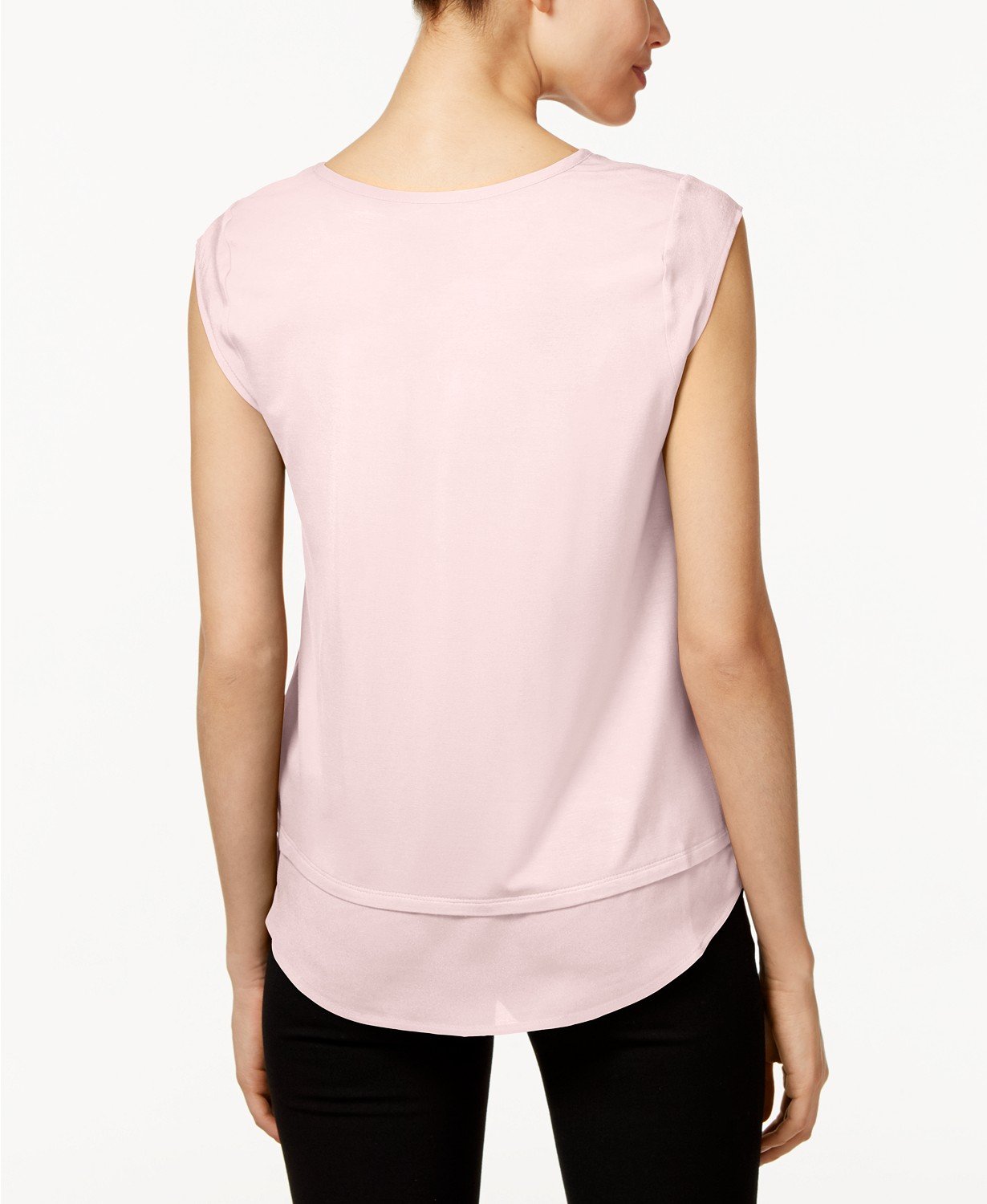 Calvin Klein Cap-Sleeve Pocket Tee - TopLine Fashion Lounge