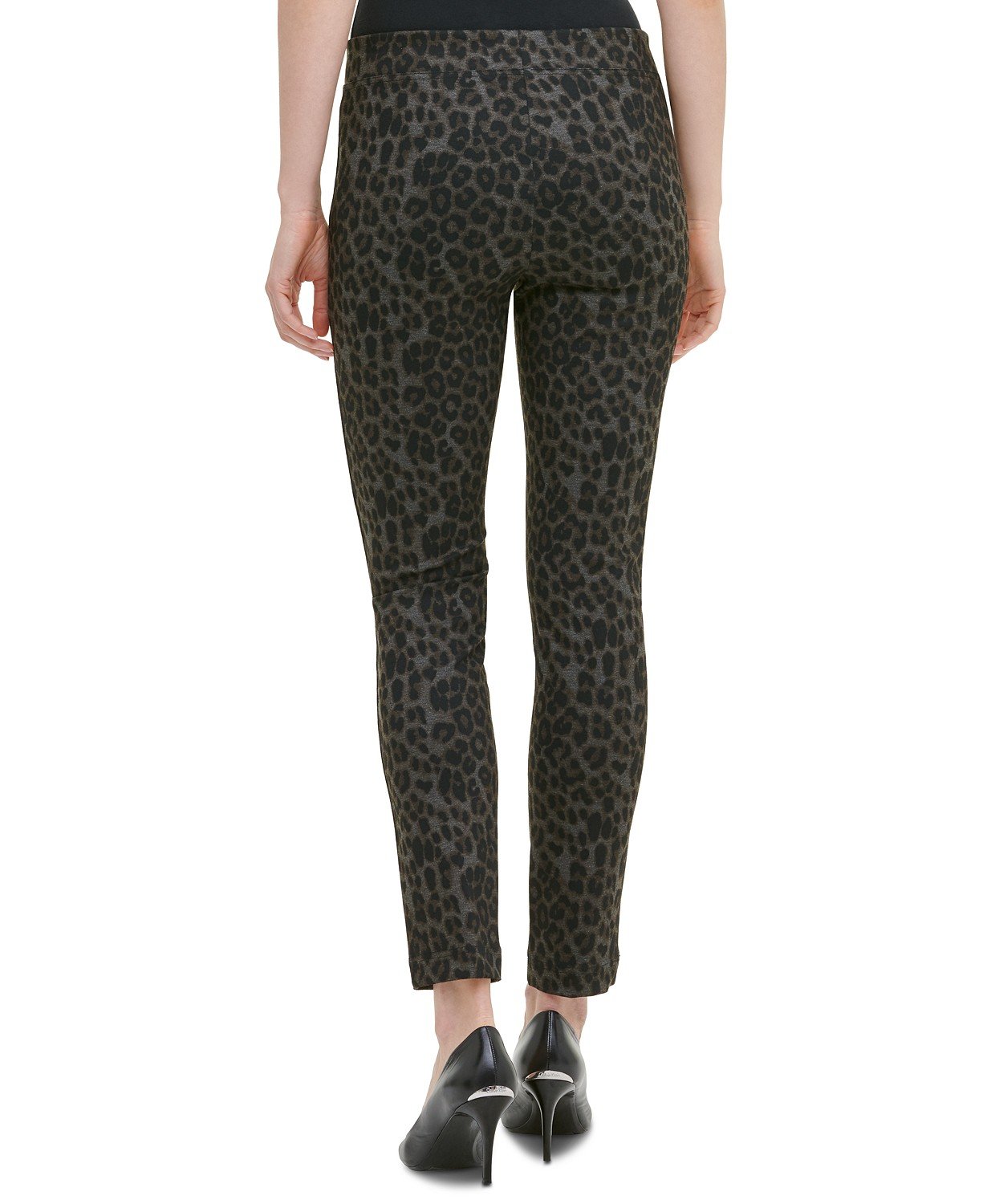 Calvin Klein Womens Textured Printed Leggings - TopLine Fashion Lounge