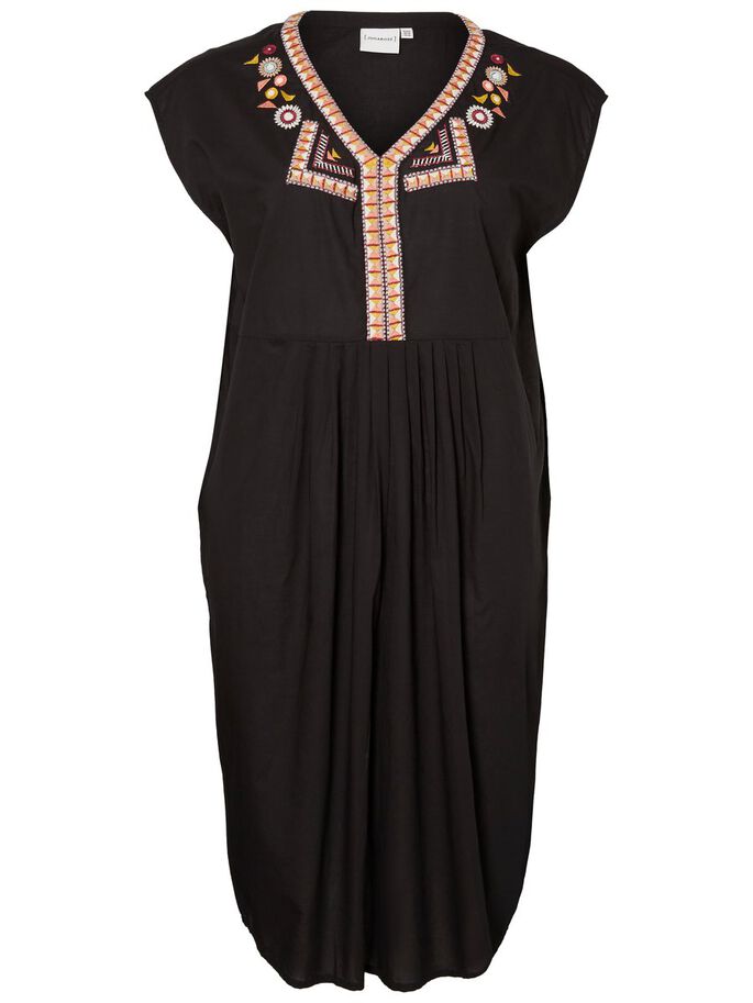 JUNAROSE Plus Embroidered Midi Dress