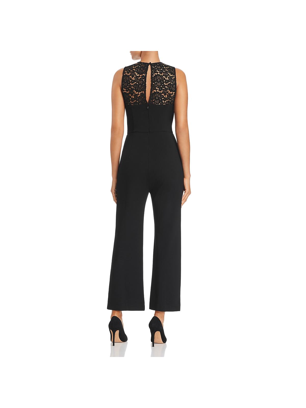 Three Dots Womens Lace Sleeveless Jumpsuit