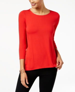 Alfani Woven-Back Top