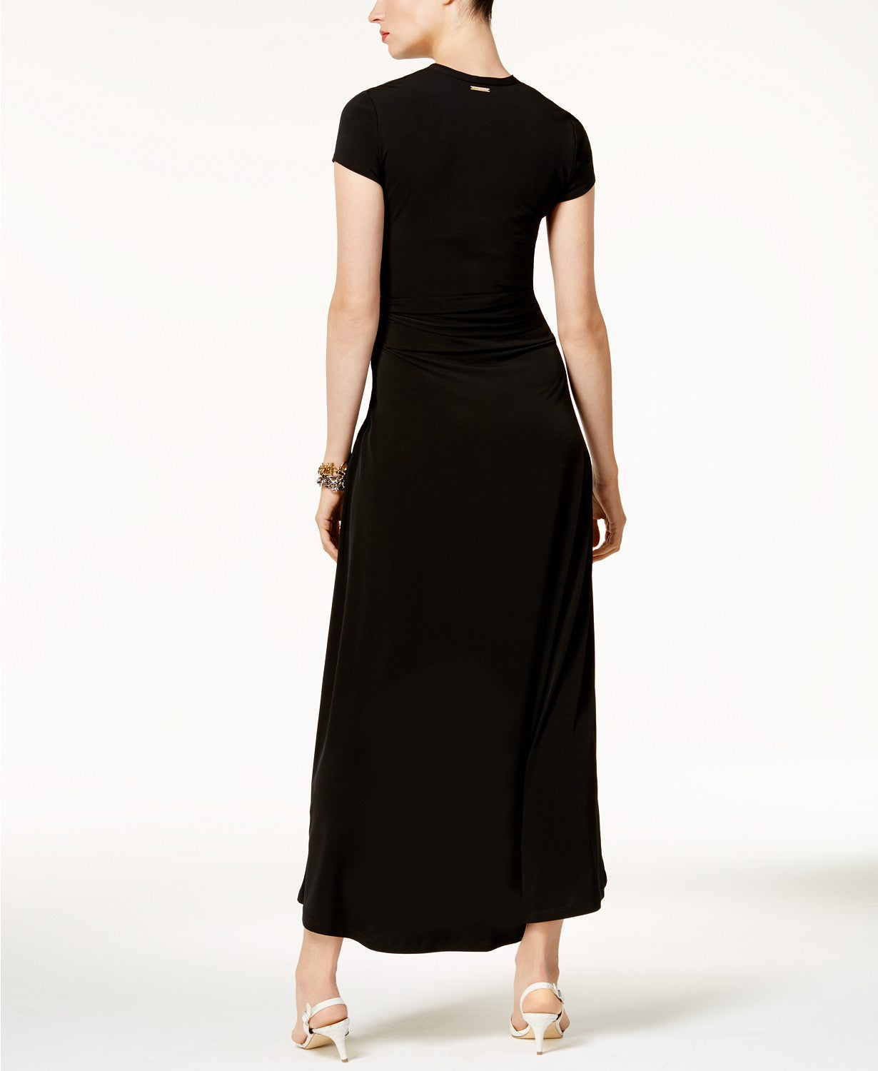 Michael Kors High-Low Wrap Dress