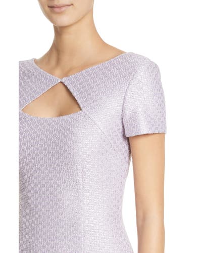 ST. JOHN COLLECTION Hansh Sequin Knit Cutout Dress