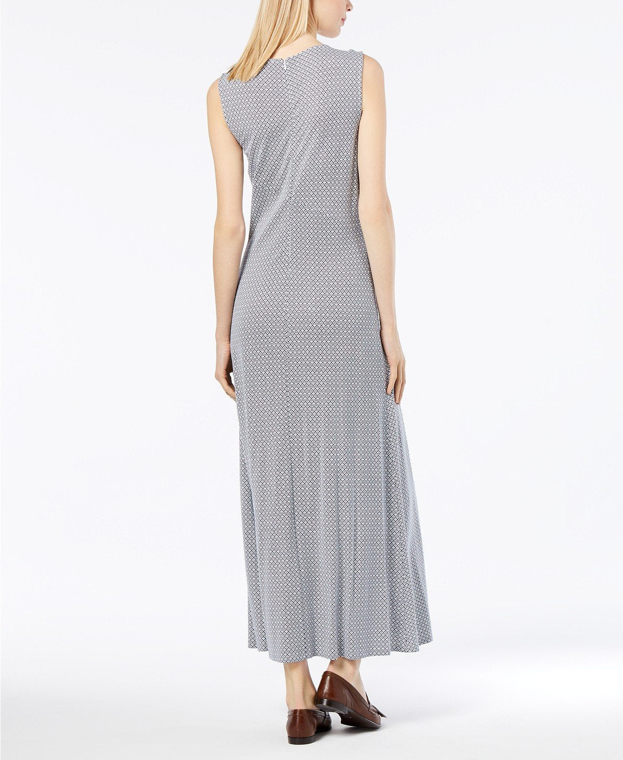Weekend Max Mara Echi Mosaic-Print Maxi Dress