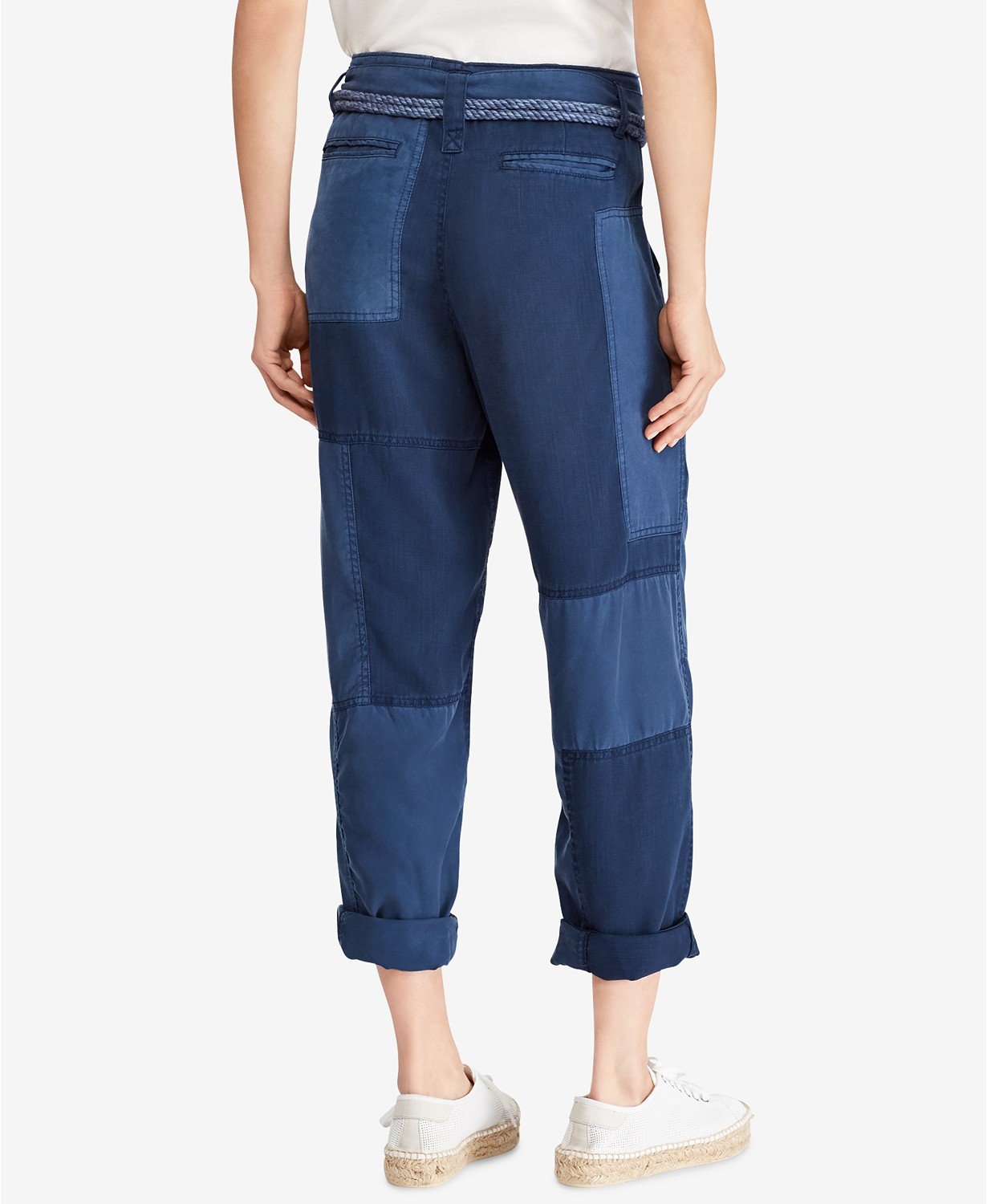 Lauren Ralph Lauren Womens Patchwork Casual Straight Leg Pants