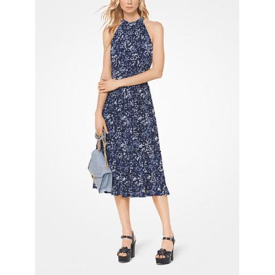 MICHAEL Michael Kors Halter Midi Dress in Regular & Petite Sizes