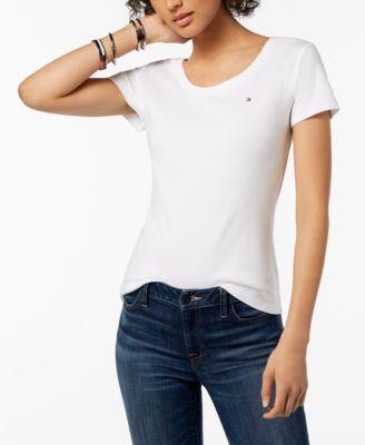 Tommy Hilfiger Cotton Logo T-Shirt - TopLine Fashion Lounge