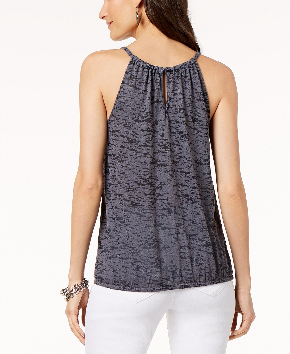 INC Womens Embellished Printed Halter Top - TopLine Fashion Lounge