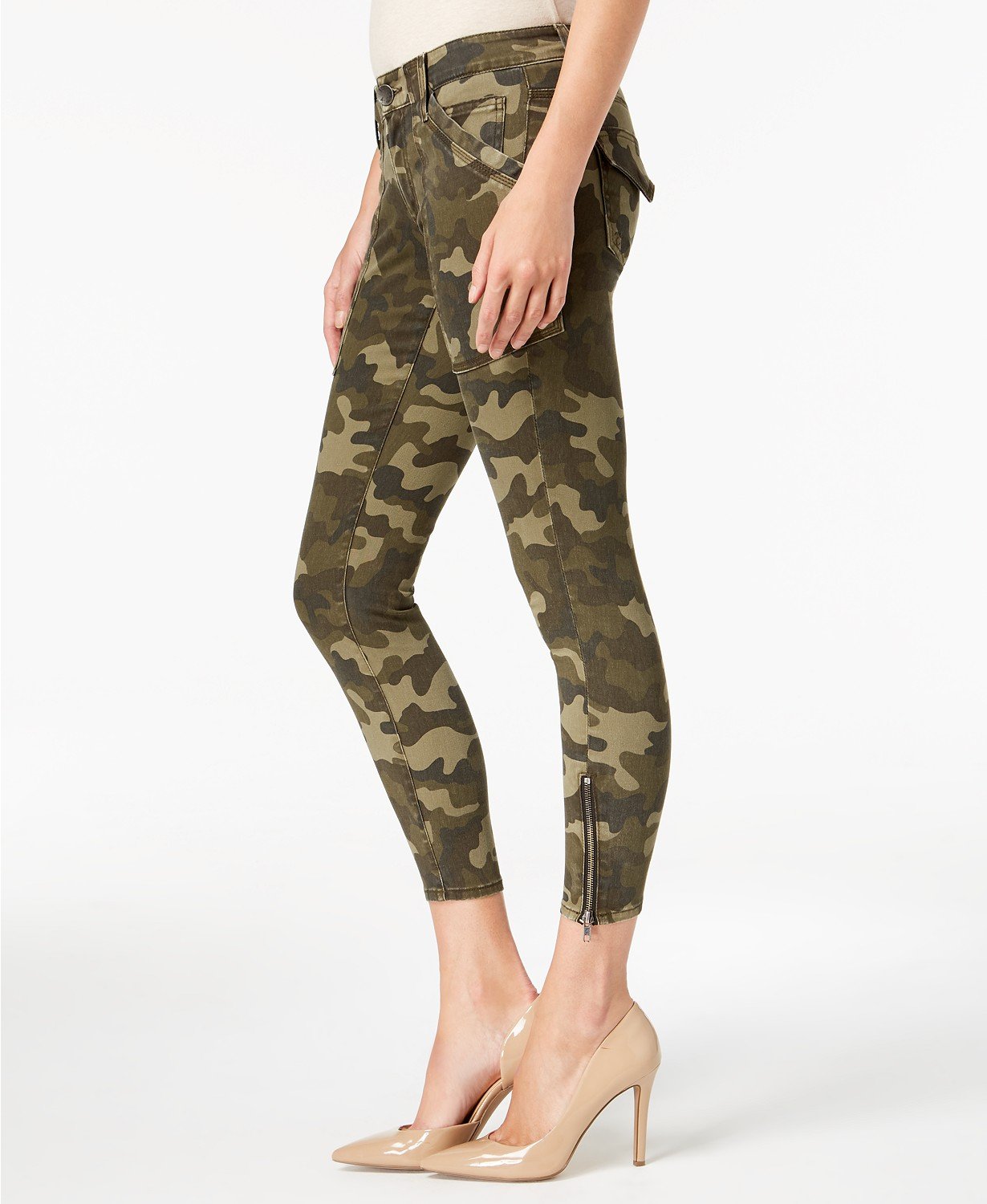 Kut from the Kloth Camo-Print Skinny Jeans