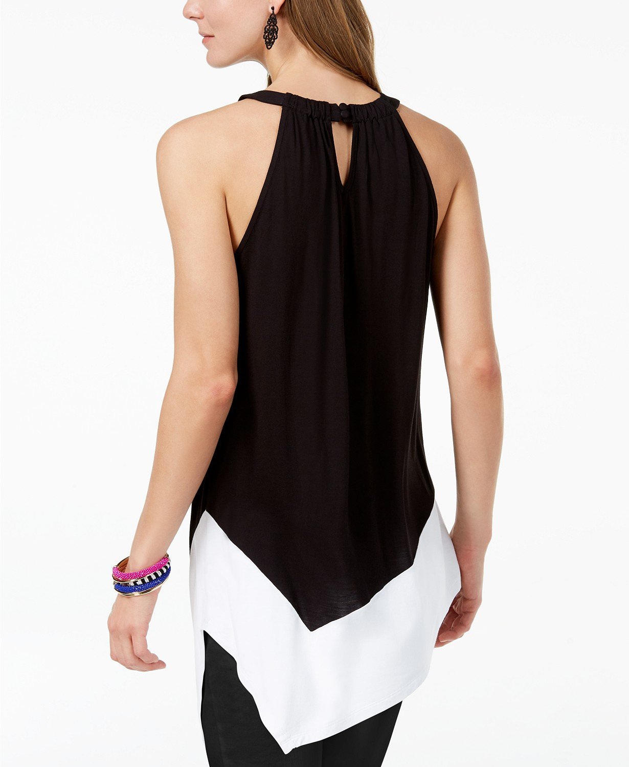 I.n.c. Asymmetrical Keyhole Top - TopLine Fashion Lounge