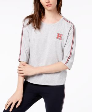 Tommy Hilfiger Sport Logo Elbow-Sleeve T-Shirt