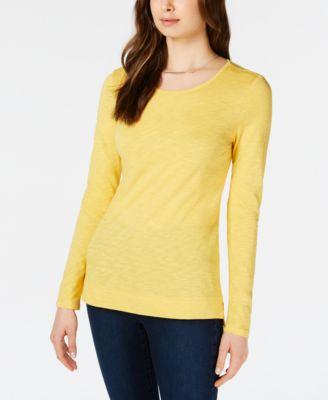 Maison Jules High-Low T-Shirt Tuscan Gold XS -