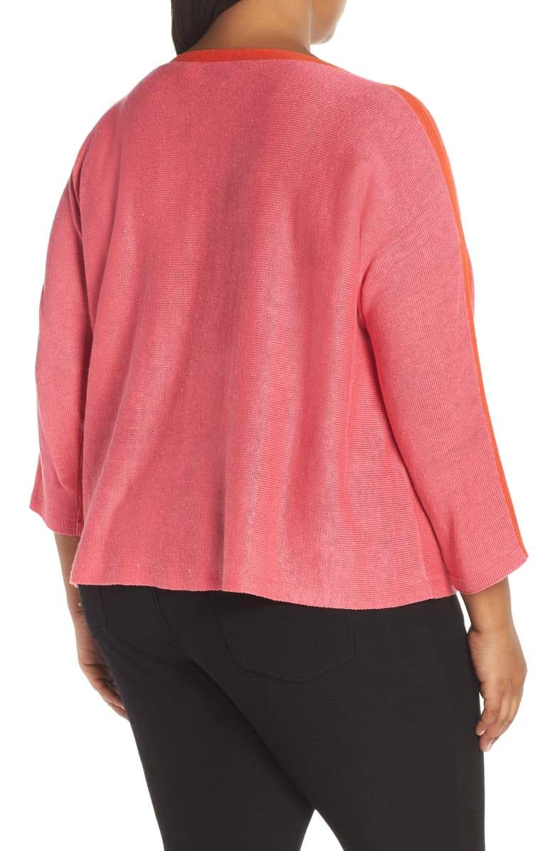 Eileen Fisher Organic Linen Boat-Neck Top - TopLine Fashion Lounge