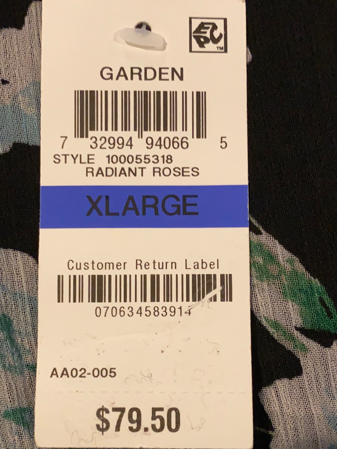 I.N.C. Bell-Sleeve Printed Blouse