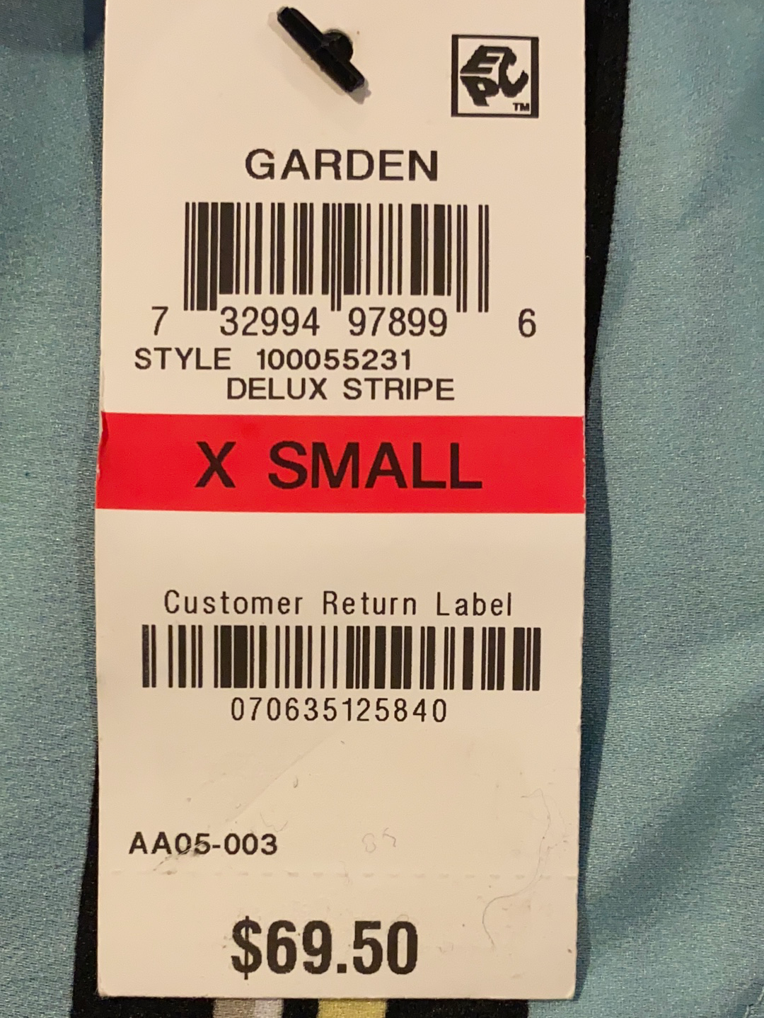 I.N.C. Striped Wrap Top