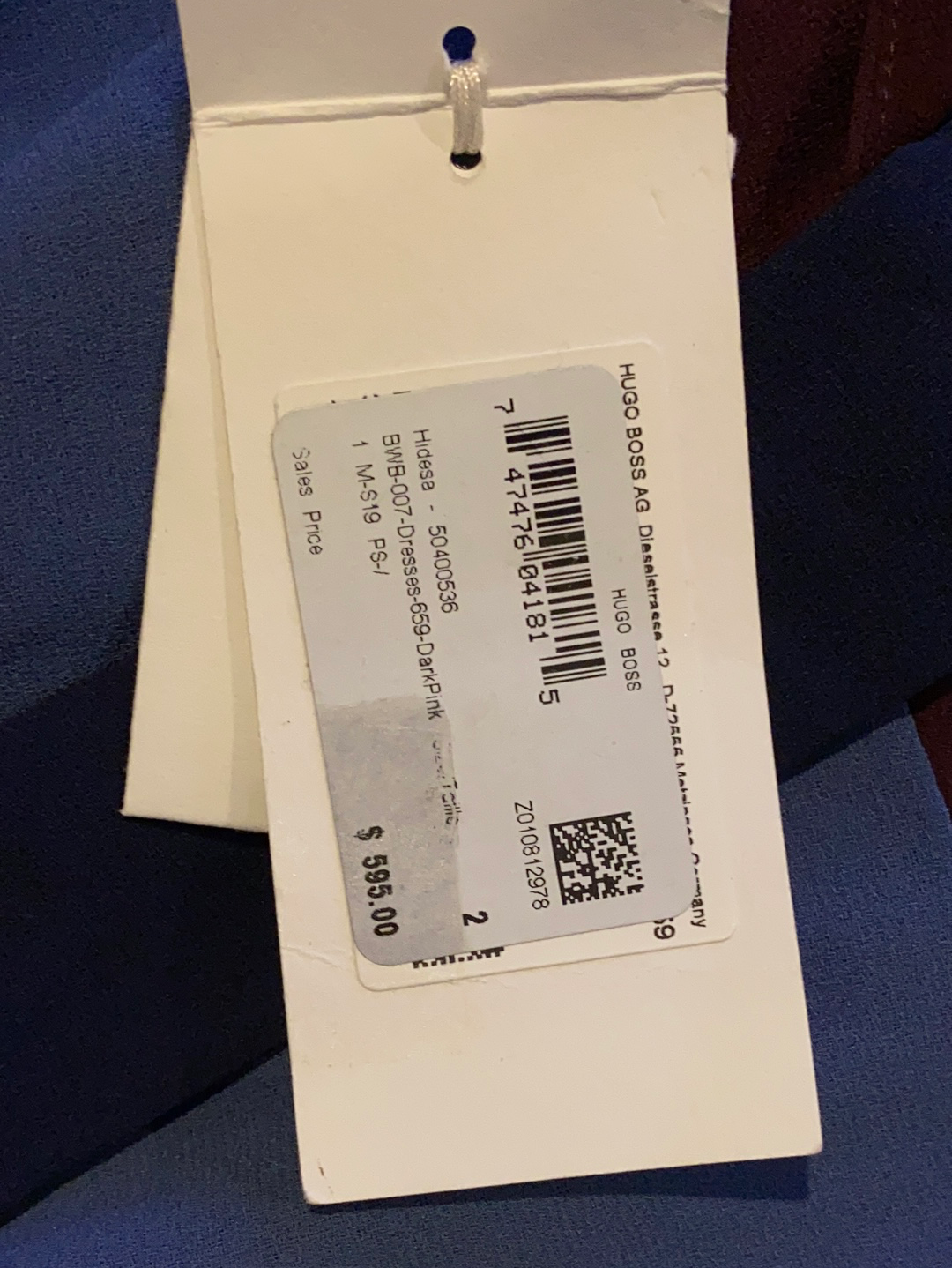 BOSS Hugo Hidesa Pleated Sleeveless MIDI Dress