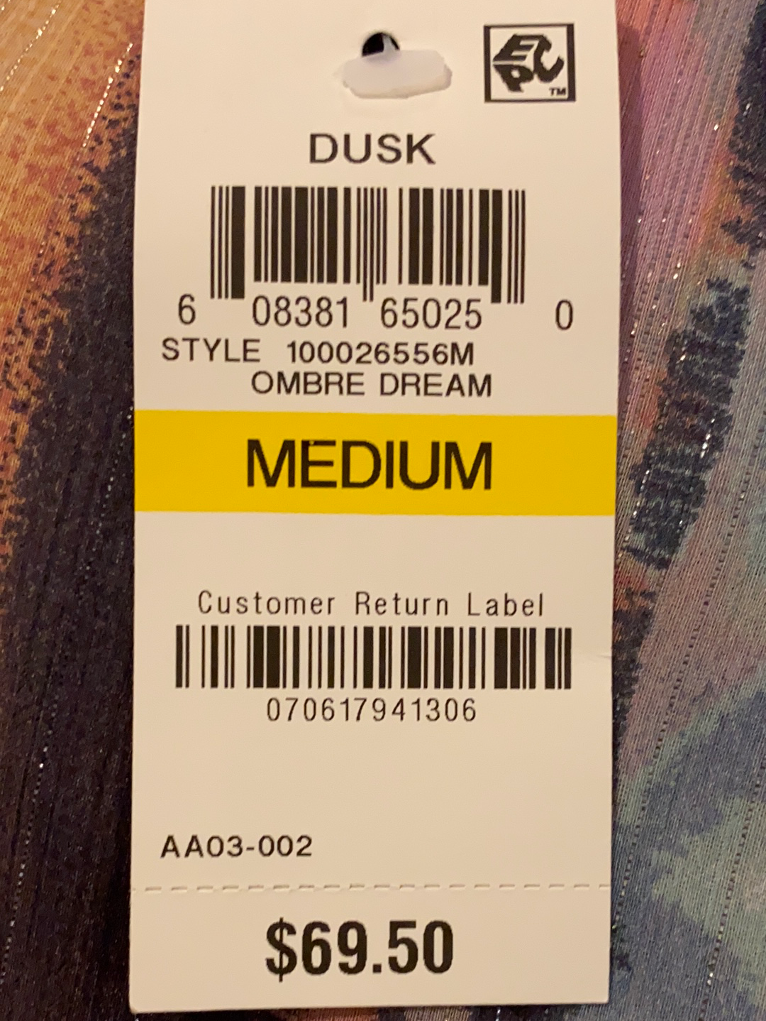 I.N.C. Printed Off-The-Shoulder Top