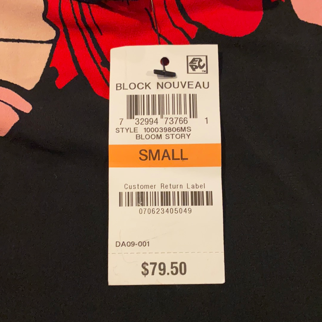 Alfani Printed Chiffon-Sleeve Top