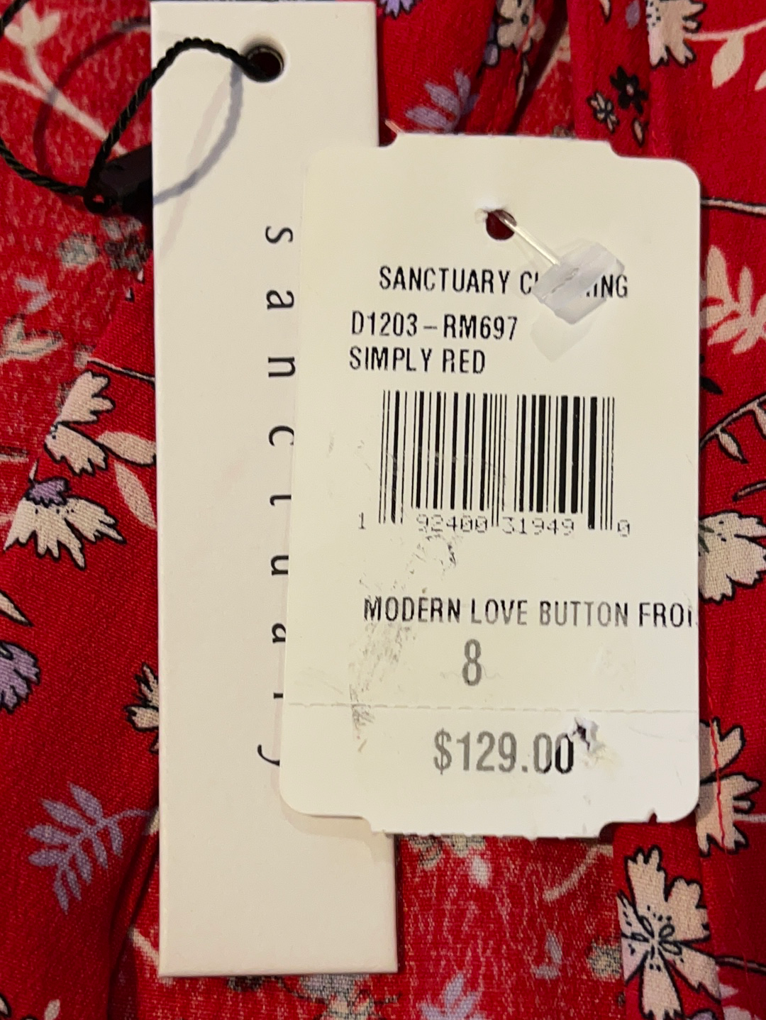 Sanctuary Modern Love Button Front Dress