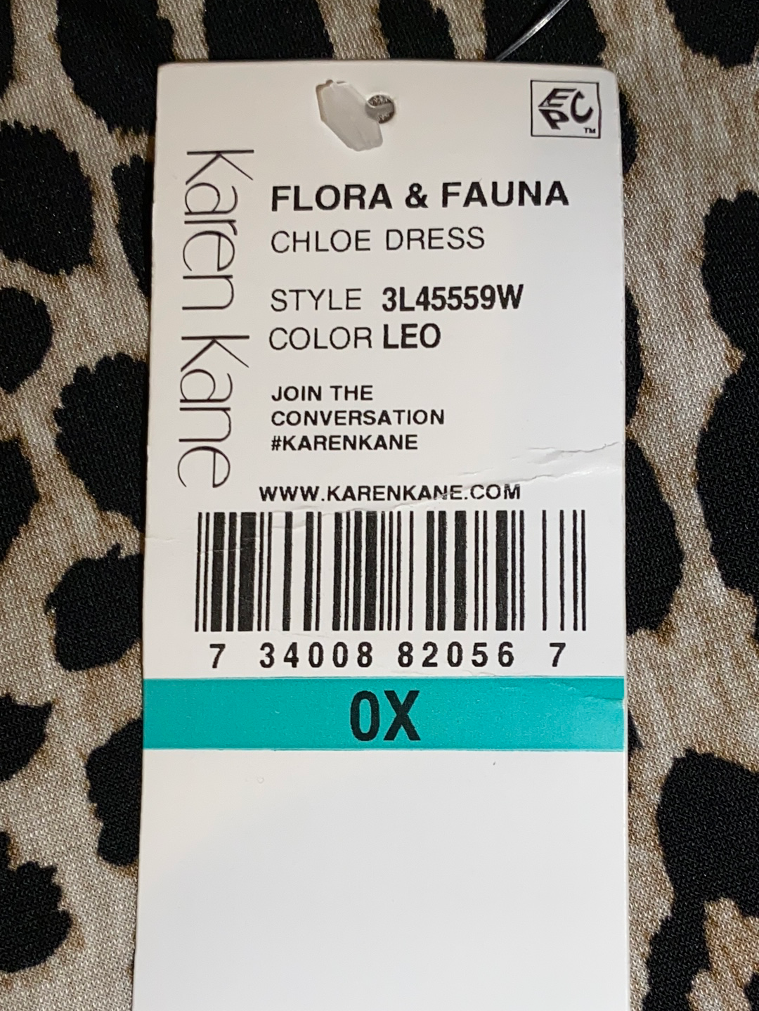 Karen Kane Plus Chloe Leopard Print Dress