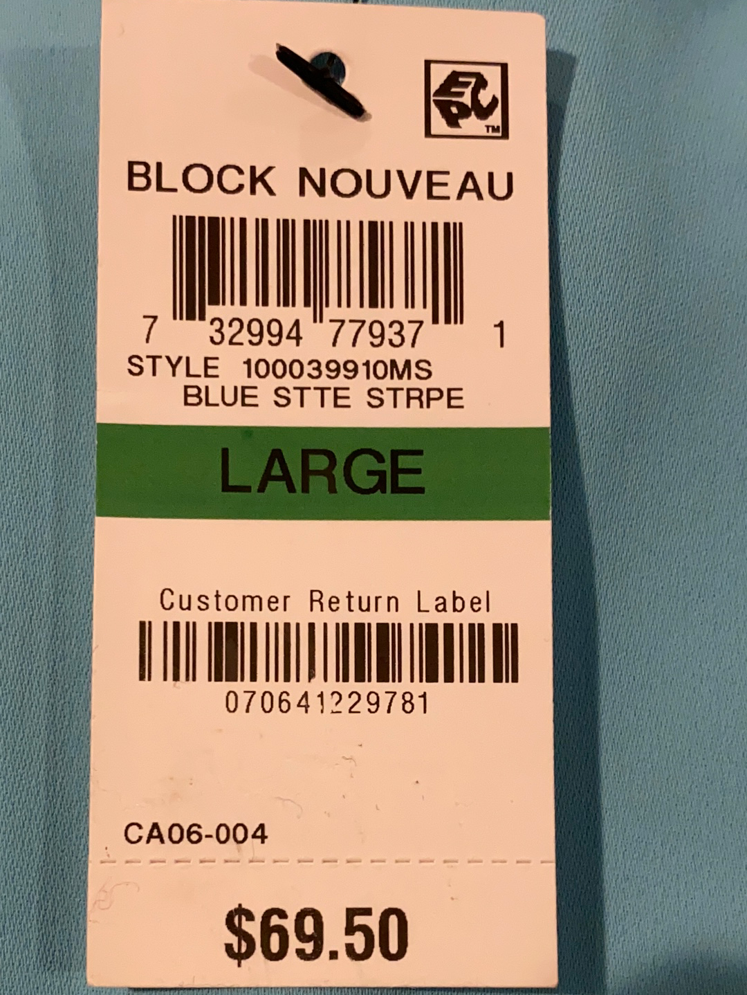 Alfani Striped Smocked-Sleeve Blouse